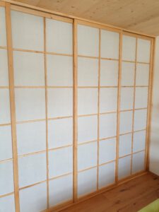 Wandschrank in Shoji