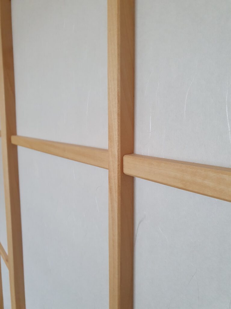 Shojipapier und Holz