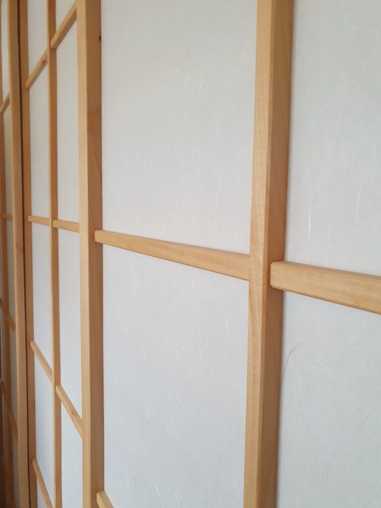 Shojipapier mit Holz